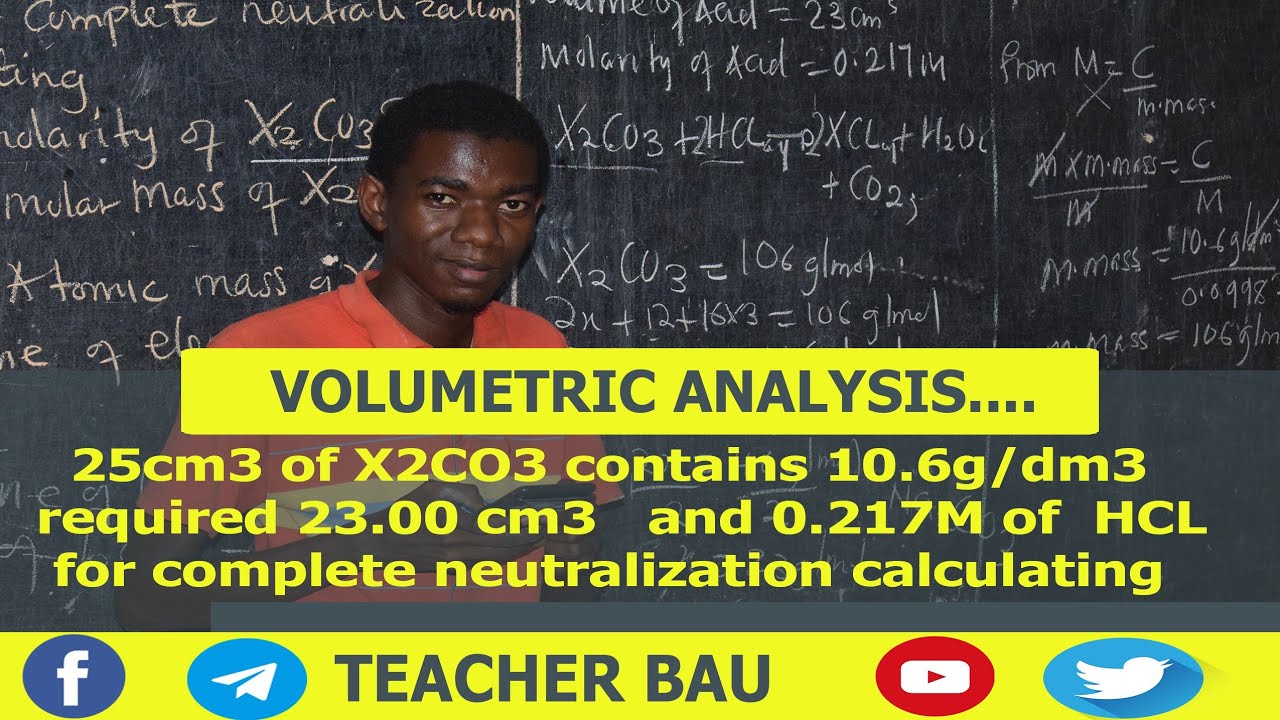 25cm3 of X2CO3 contains 10.6g/dm3 required 23.00 cm3   and 0.217M of  HCL for completeneutralization
