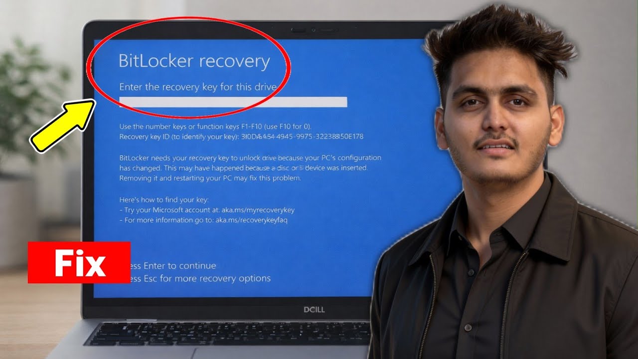 Bitlocker Recovery Screen On Startup | Bitlocker Blue Screen Windows 11
