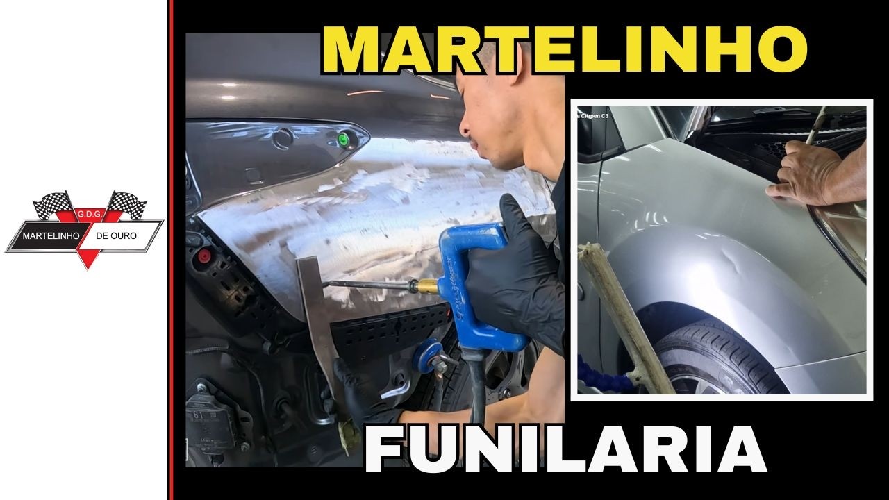 Diferença entre Martelinho de Ouro e Funilaria e Pintura | Martelinho de Ouro em domicílio