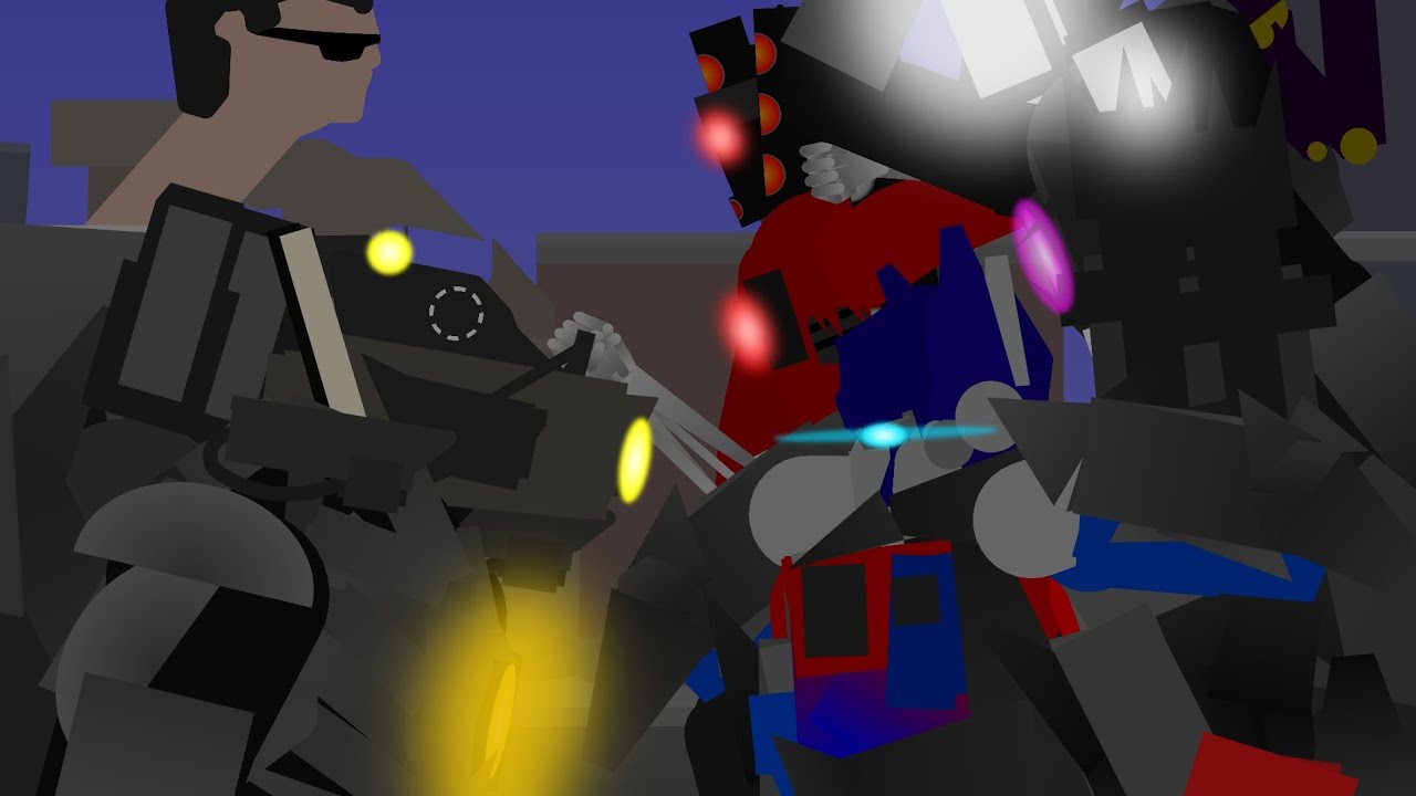 optimus prime vs skibidi toilet #sticknodes #skibiditoilet #sticknodespro @DaFuqBoom