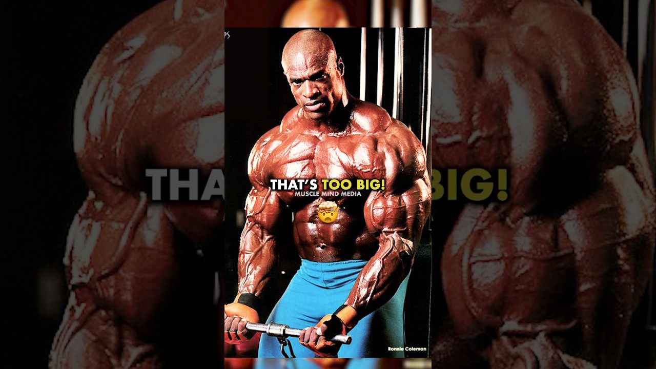 Why Ronnie Coleman Skipped Arm Training for Two Years 💪👀 #shorts