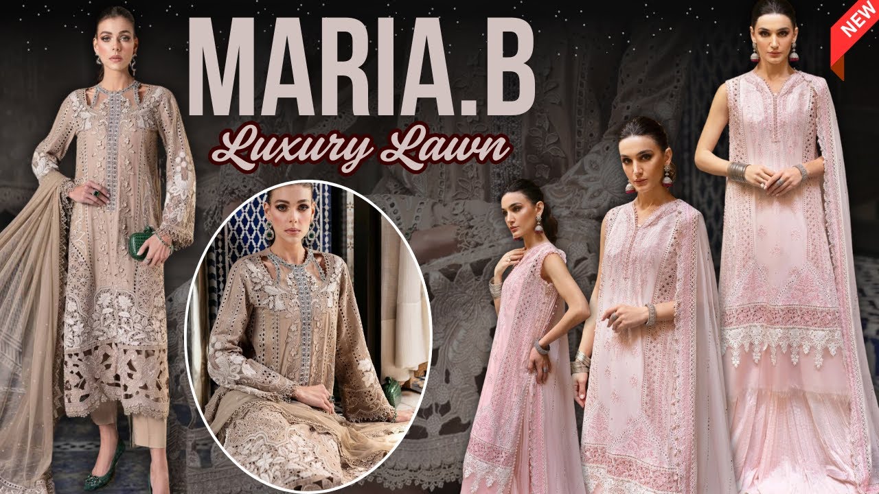 Maria.B 🔥Luxury Eid Lawn’25 |💯Hit Codes | Affordable Price ♥️| Summer Collection 🥰| Chikankari Lawn
