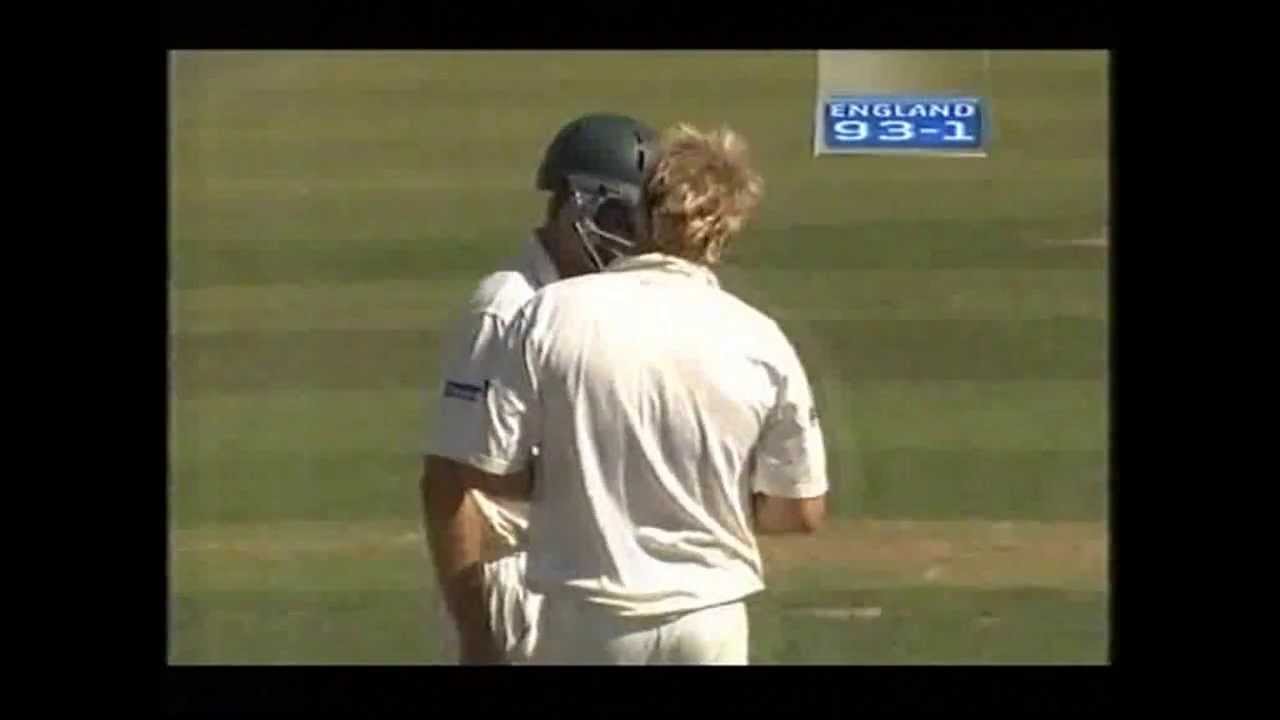 Shane Warne bowling with more over spin