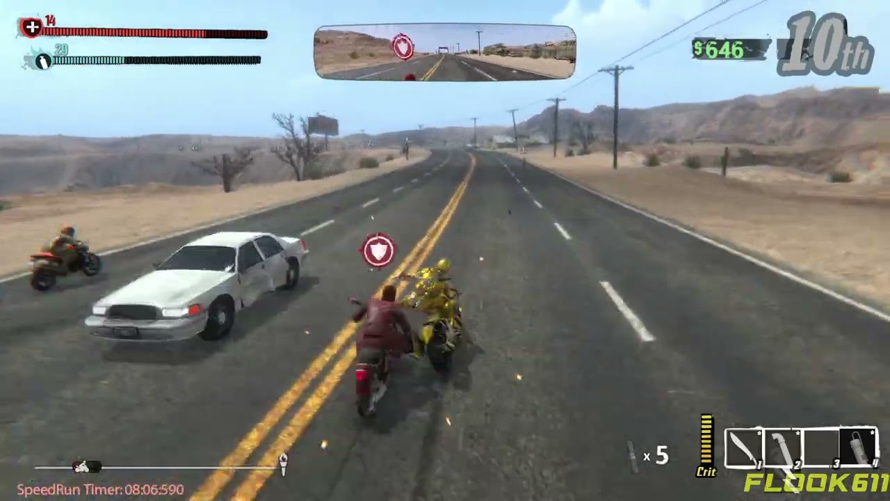Road Redemption Full Campaign Walkthrough as Elijah Price with Golden Jet