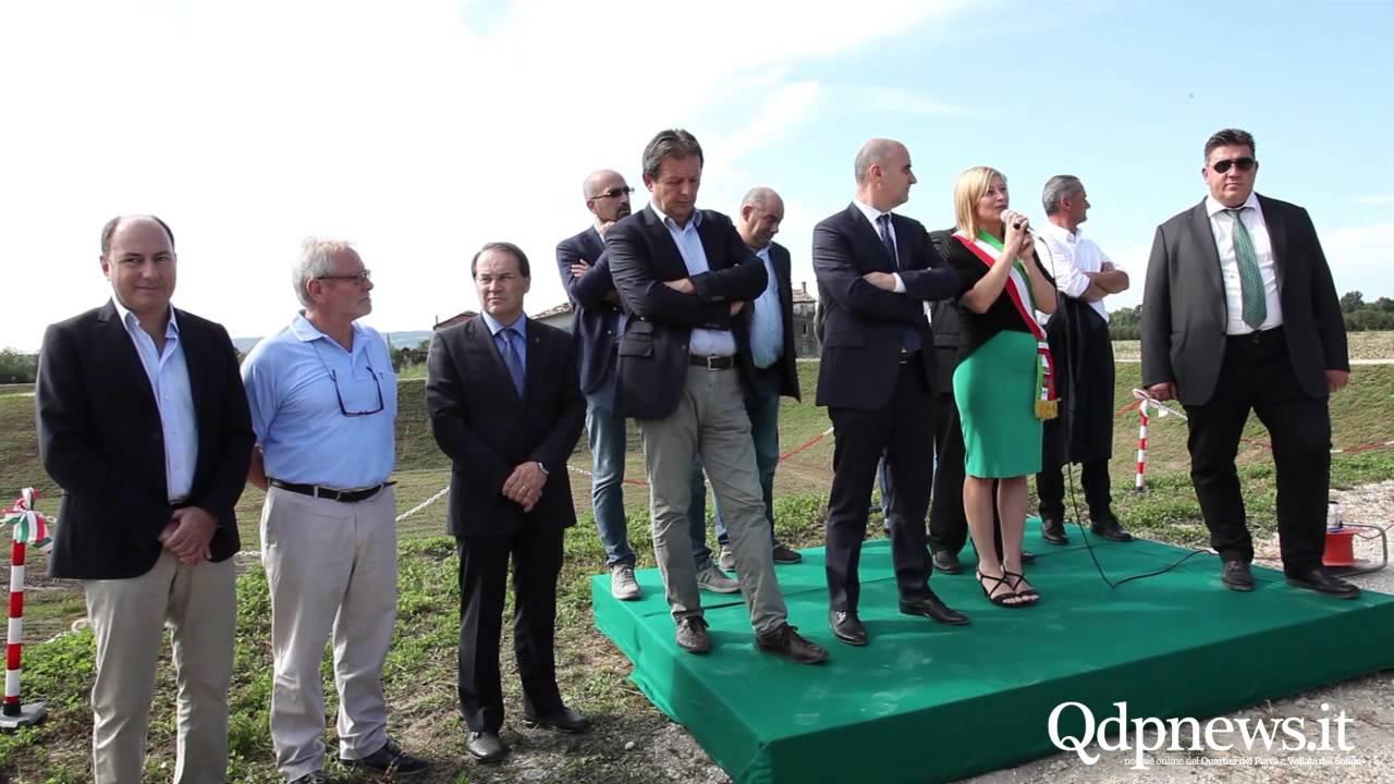 Sernaglia: inaugurazione cassa d'espansione lungo il torrente Patean