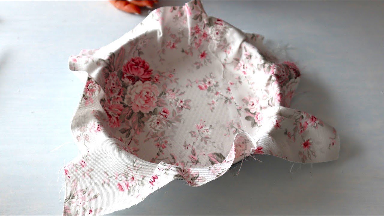 Натянула кусок шторы на старую сковороду. Покажу, какая красота получилась