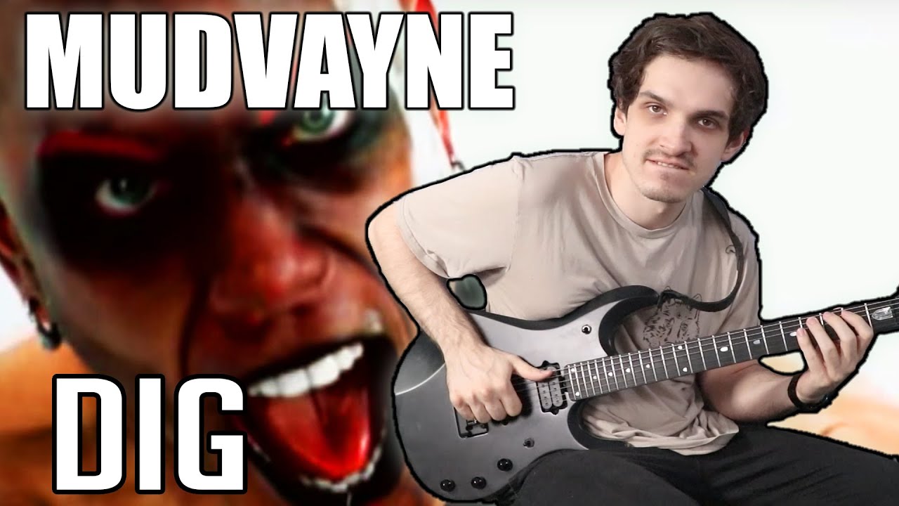 Mudvayne | Dig (brbr DENG) | Nik Nocturnal GUITAR COVER + Screen Tabs