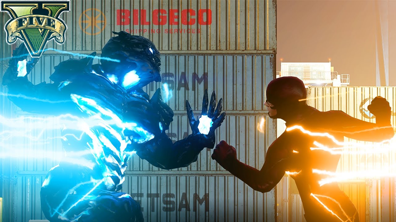GTA 5 - The Flash vs Savitar | CW Flash Battle
