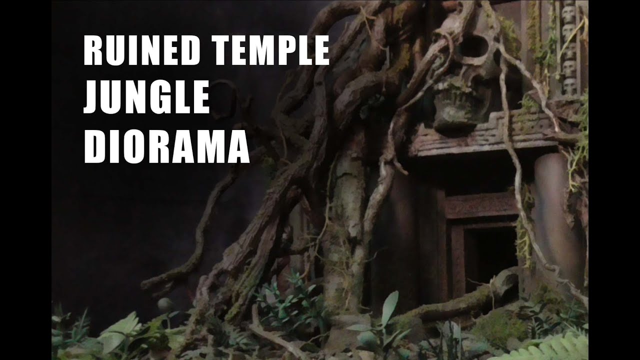 Building a Ruined Temple Jungle Diorama | Terrain |