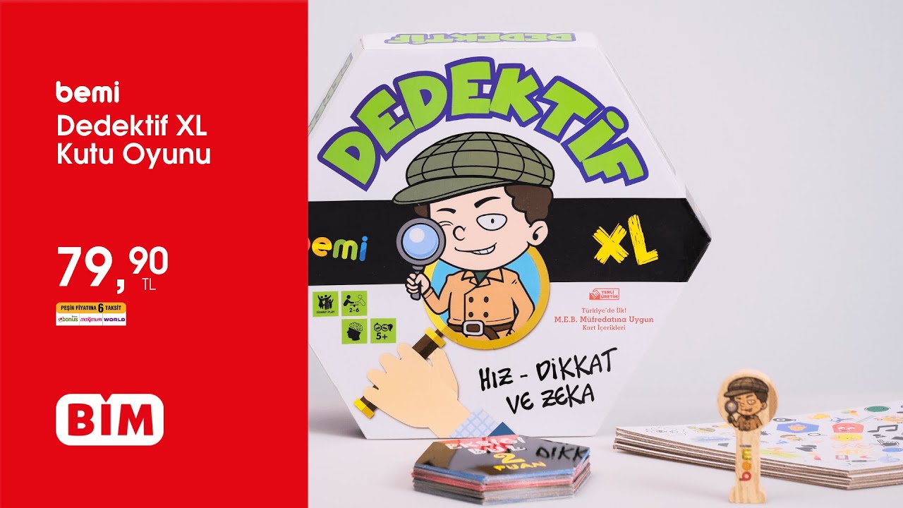 3 Haziran Aktüel - Dedektif XL Kutu Oyunu