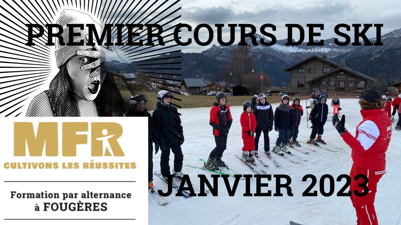 MFR Fougères - Crest-Voland - Premier cours de ski janvier 2023