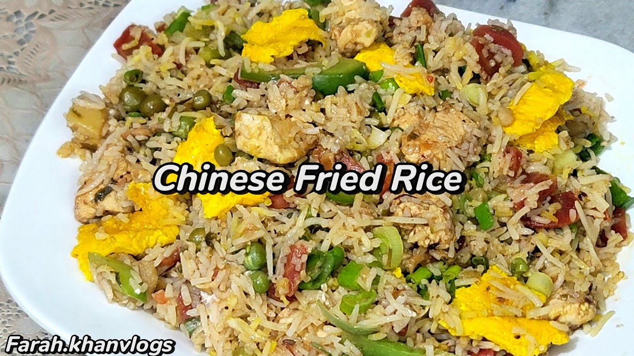 Chinese Fried Rice |Farah Khan Vlogs K Sth |Tasty Recipe To Try |Beginners Friendly 
