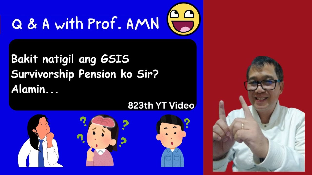 Bakit natigil ang GSIS Survivorship Pension ko Sir?