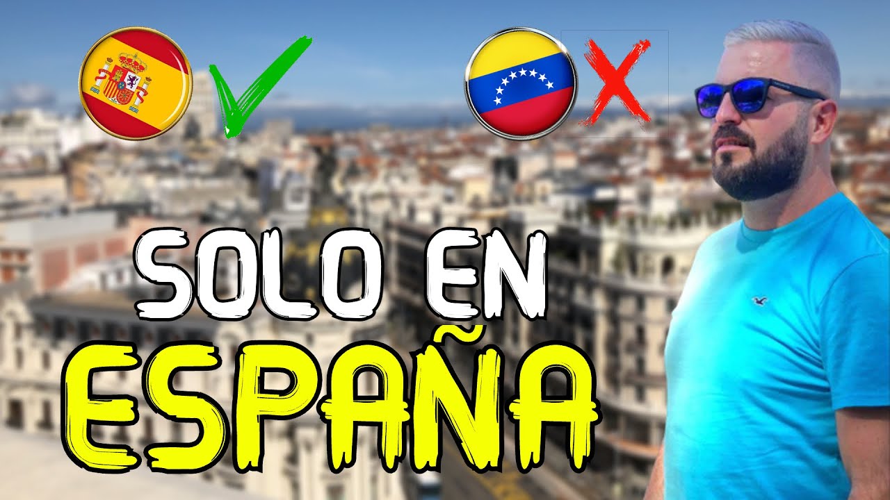 COSAS que SON MUY NORMALES en ESPAÑA 🇪🇸 Y EN VENEZUELA 🇻🇪IMPOSIBLES