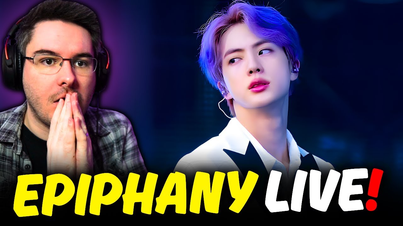 MY FIRST REACTION TO BTS JIN 'EPIPHANY' (LIVE) | BTS REACTION