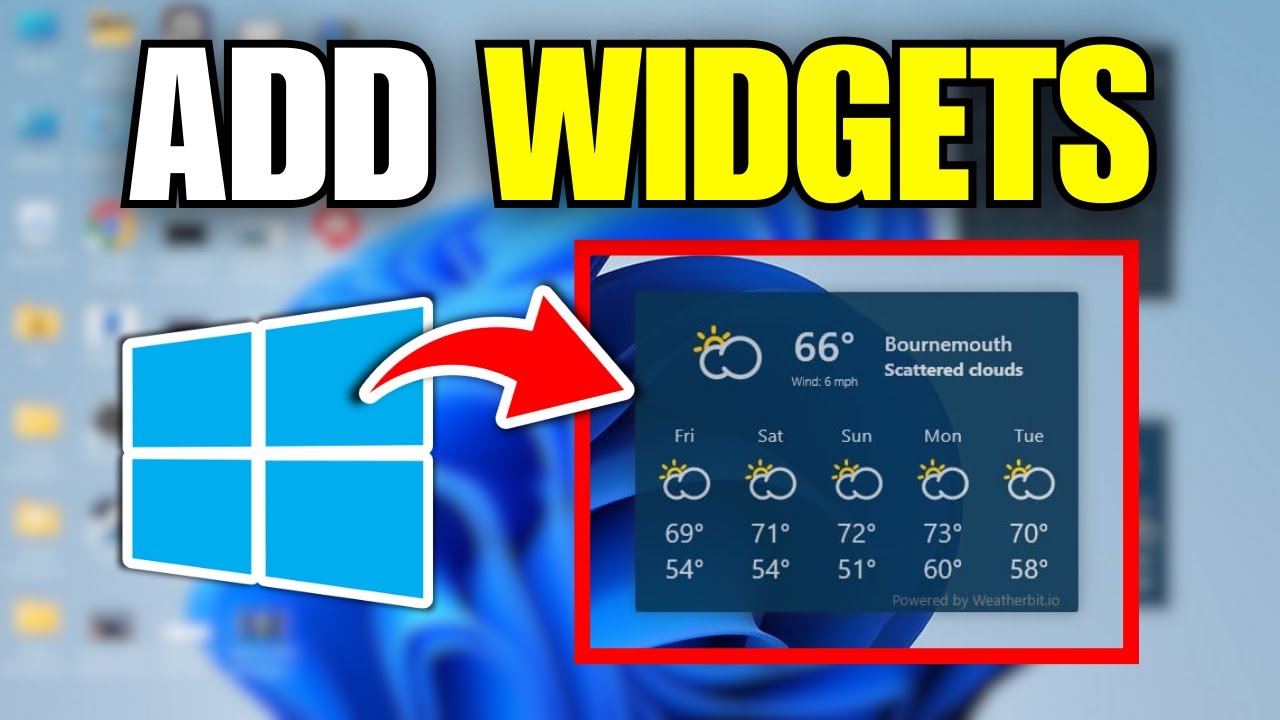 How To Add Widgets To Windows 11 Home Screen (Desktop)