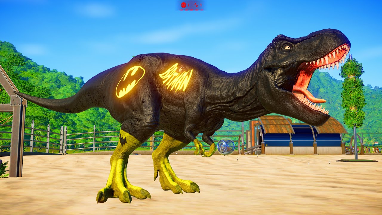DINOSSAURO REX do BATMAN | Jurassic World Evolution 🦖 Jogo de Dinossauro