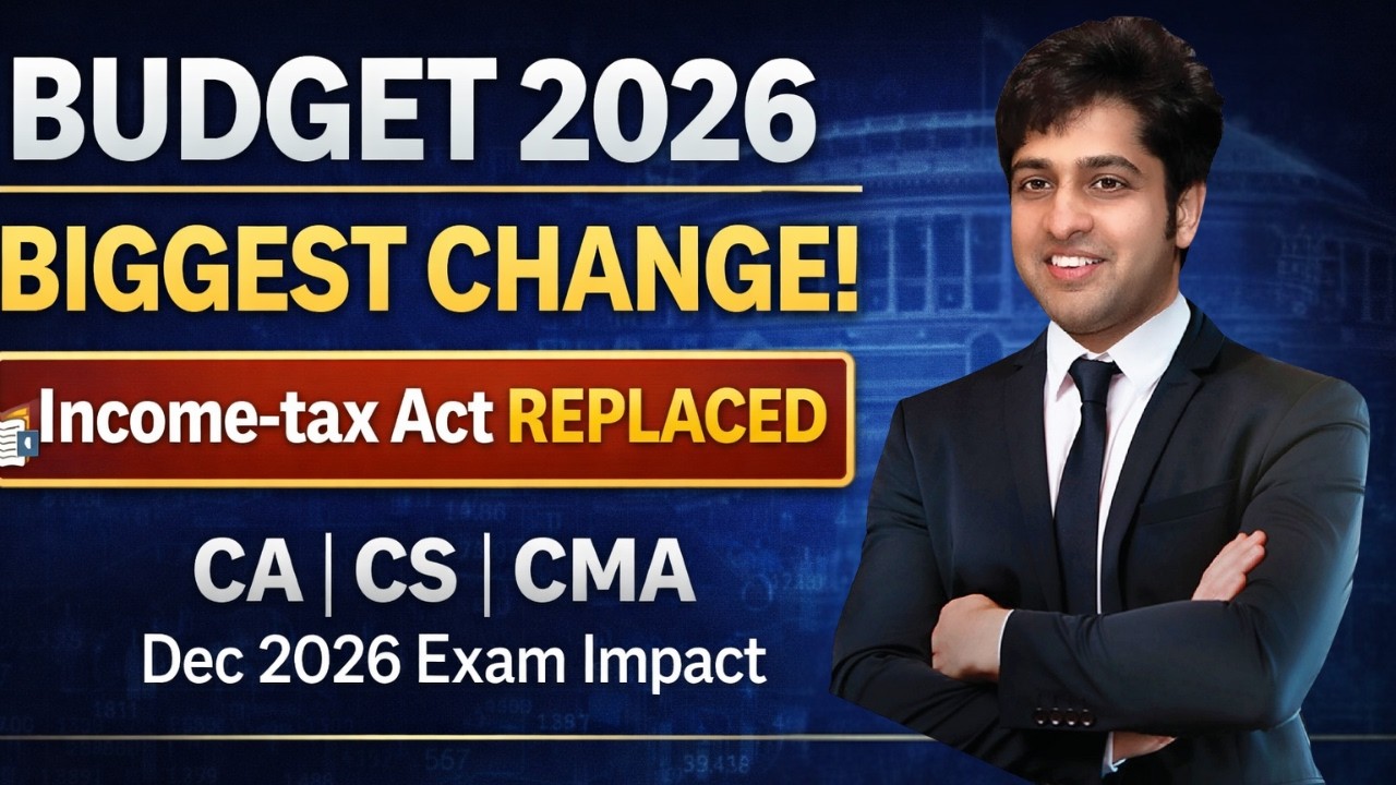 Union Budget 2026: Income-tax Act 2025 Replaced | What Are Corporate Mitras? | CA CS CMA