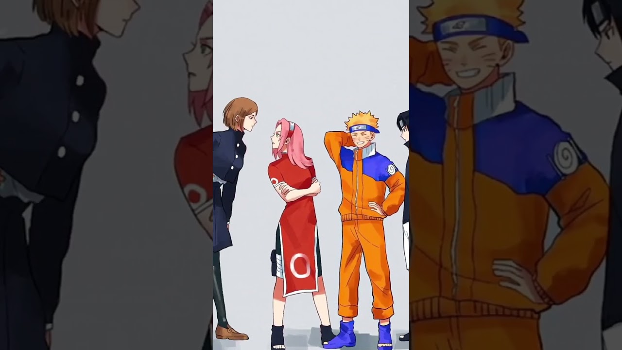 Team Kakashi Vs Team Gojo #naruto #jjk #anime
