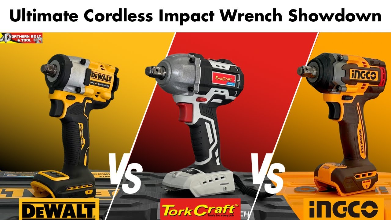 Решающее противостояние аккумуляторных ударных гайковертов: DeWalt, Ingco и Tork Craft