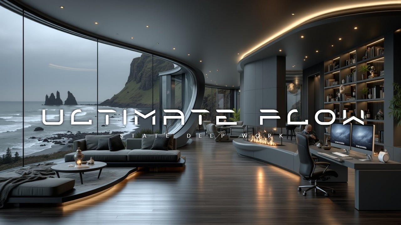 Deep work music | dark luxury music - hyperfocus music & midnight coding music - flow state
