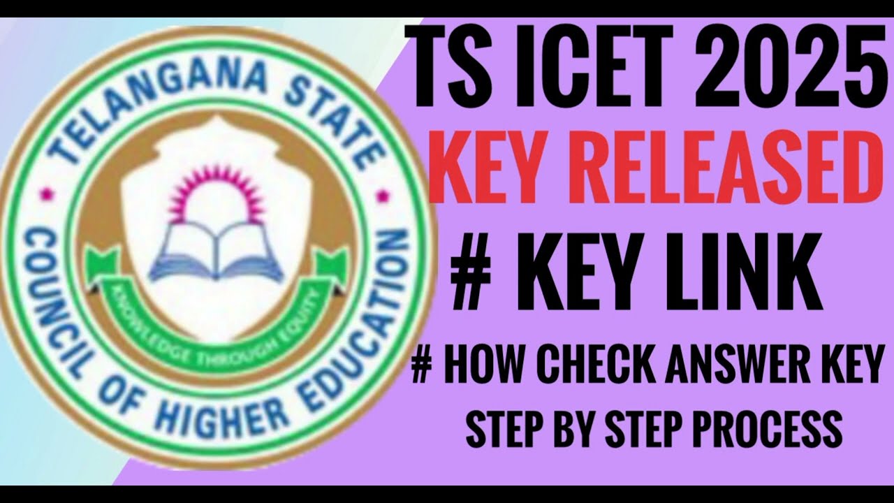 TS ICET 2025 response sheet out|| how to check tg icet answer key