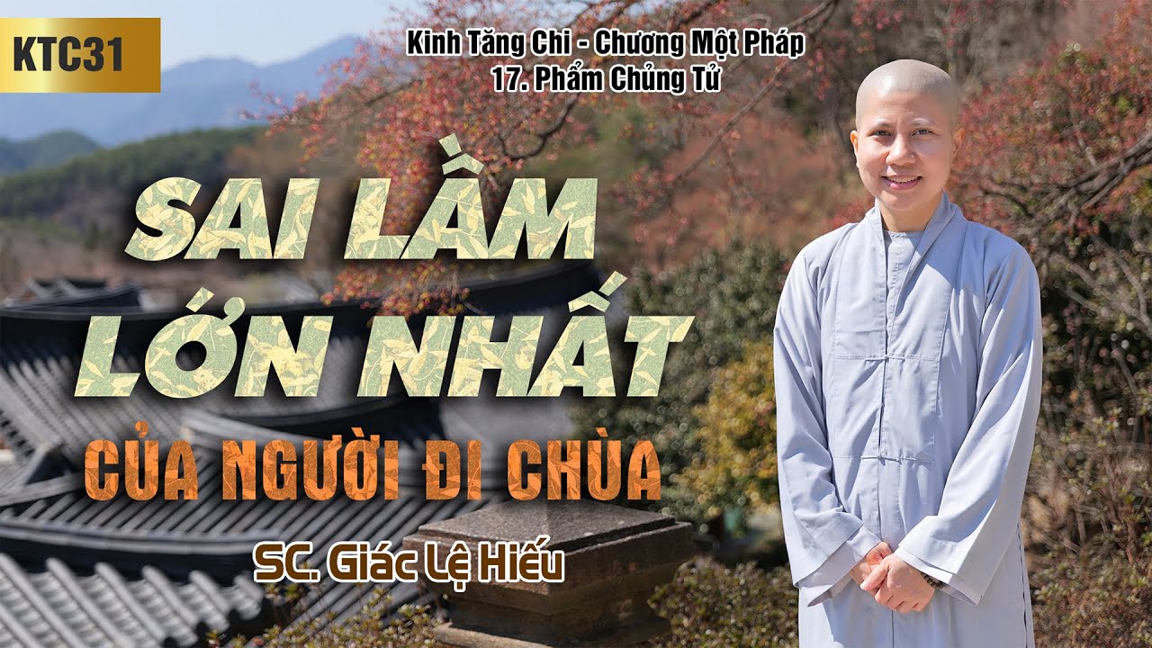 Sai lầm lớn nhất của người đi chùa - Kinh Tăng Chi 031 - Phẩm 17: Phẩm Chủng Tử - SC. Giác Lệ Hiếu