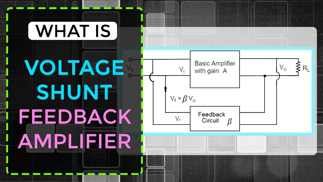 What is a Voltage Shunt Feedback Amplifiers | Electronic Devices & Circuits