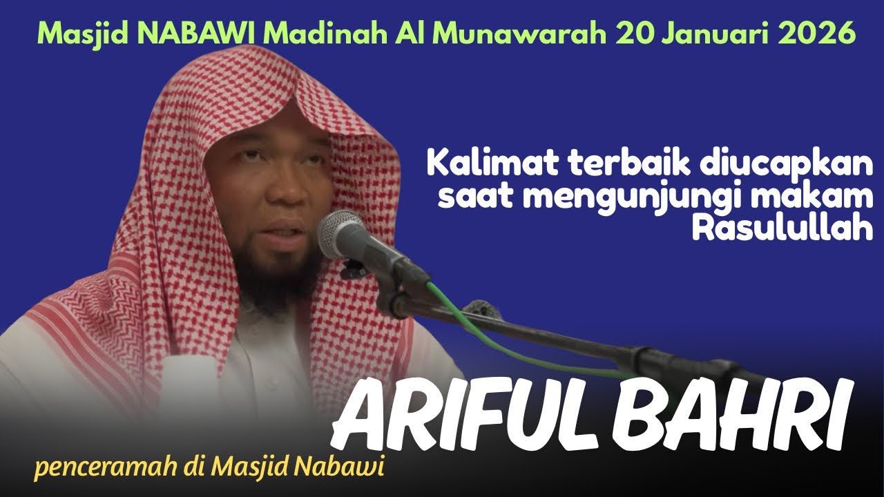 Kalimat terbaik diucapkan saat mengunjungi makam Rasulullah-Ariful Bahri