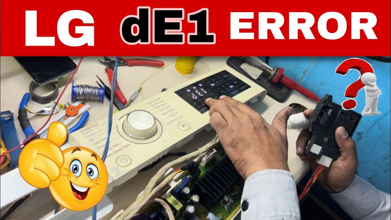 ￼ LG WASHING MACHINE ￼DE1 ERROR PROBLAM RESOLVE ￼