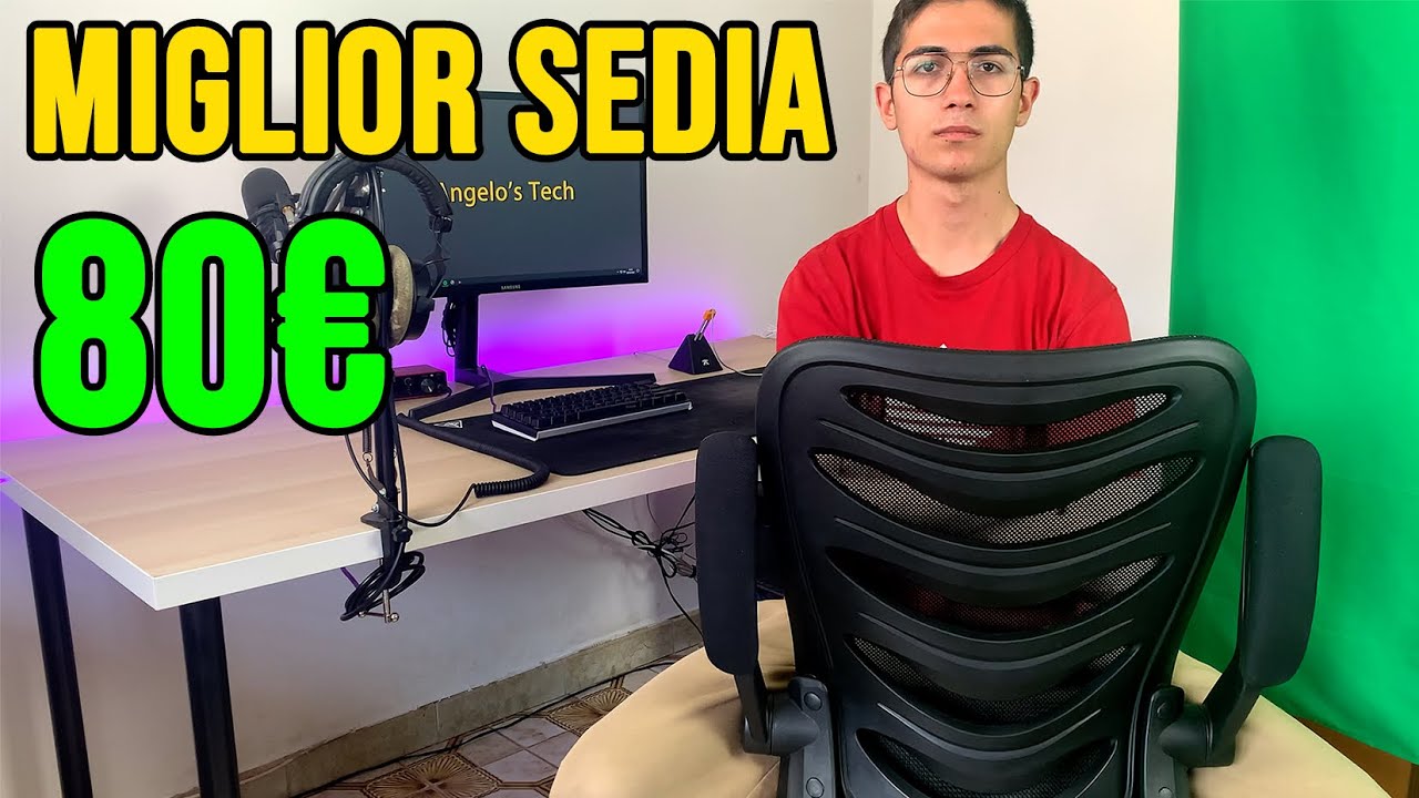 MIGLIOR SEDIA DA GAMING 80€ - Angelo's Tech
