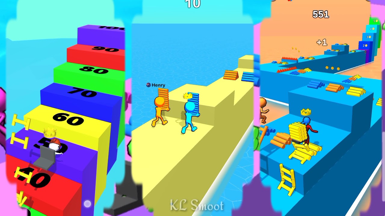 Ladder Race Vs Ladder Master Vs Ladder Marathon 3D : Gameplay Walkthrough All Level ✅