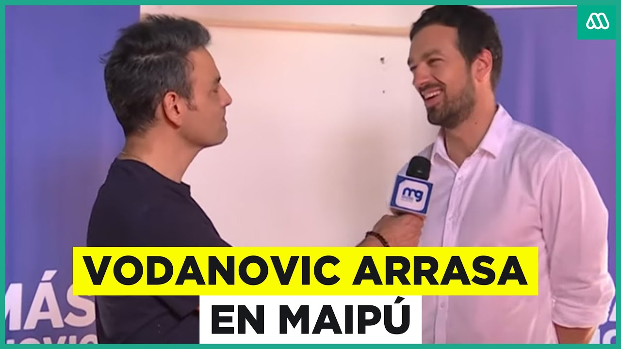 Tomás Vodanovic arrasa en Maipú: Alcalde reelecto agradece contundente apoyo