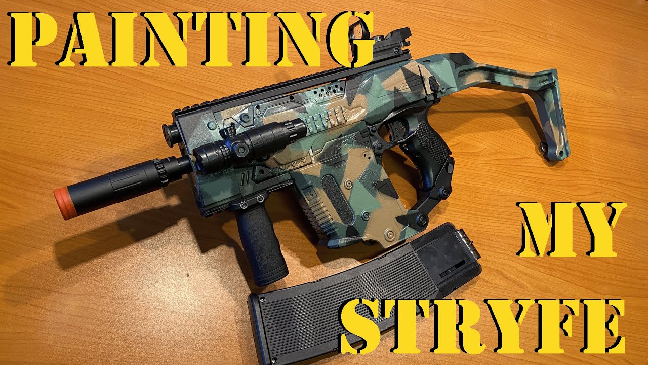 Camouflage painting the Kriss Vector Stryfe