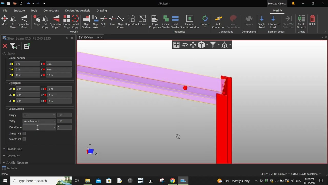 1 Stasteel Steel Beam