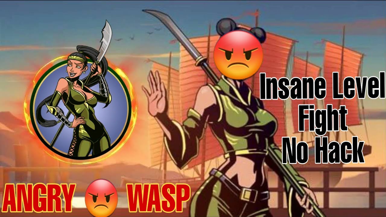 Shadow Fight 2 Wasp Insane Level Epic Battle - PC Gameplay