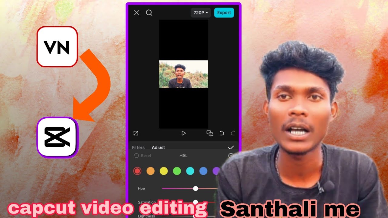 Capcut Me Video Kaise Edit Kare New Video Santhali Video VN Se Nahi Capcut Se Video Kaise Edit Kare 
