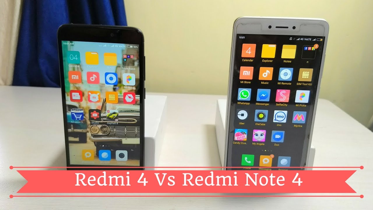 Redmi 4 Vs Redmi Note 4 - Battle between Redmi