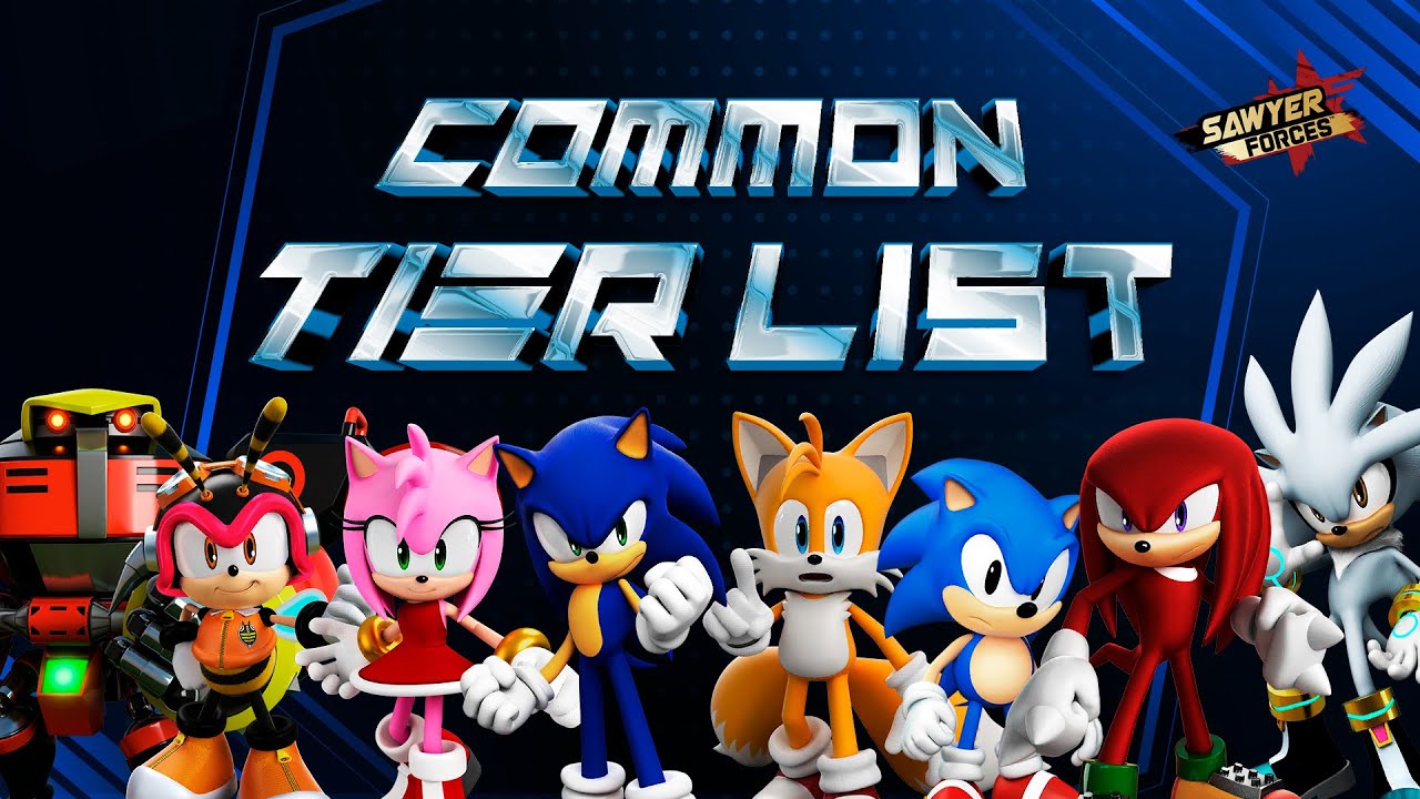 COMMON TIER LIST - Sonic Forces Speed Battle