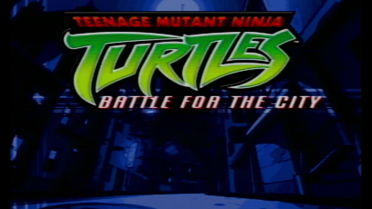 TMNT battle for the city main menu