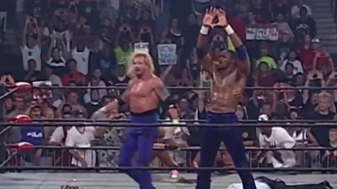 Karl Malone & Diamond Dallas Page vs. Dennis Rodman & Hulk Hogan: Bash at the Beach 1998