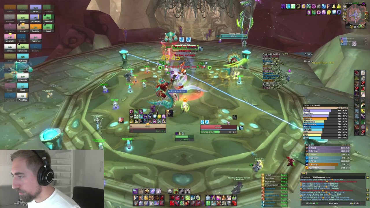 (SSC) Lady Vashj kill - Main Tank POV