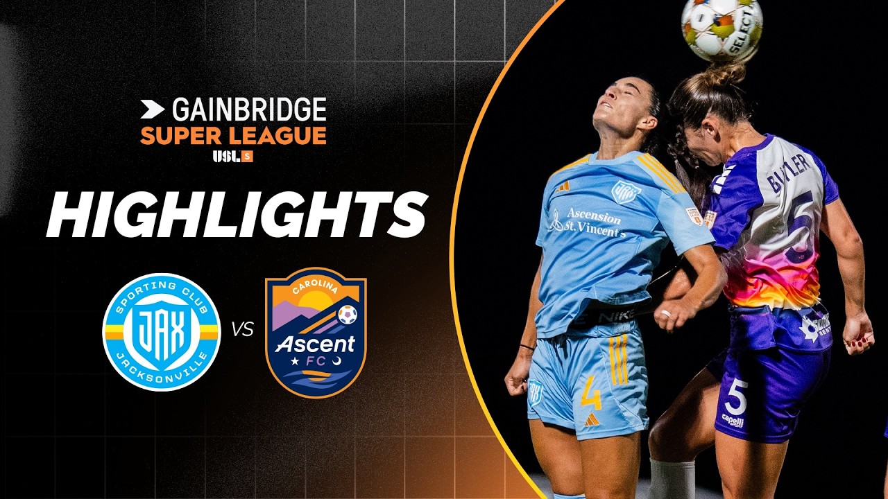 Sporting JAX vs. Carolina Ascent FC | Match Highlights
