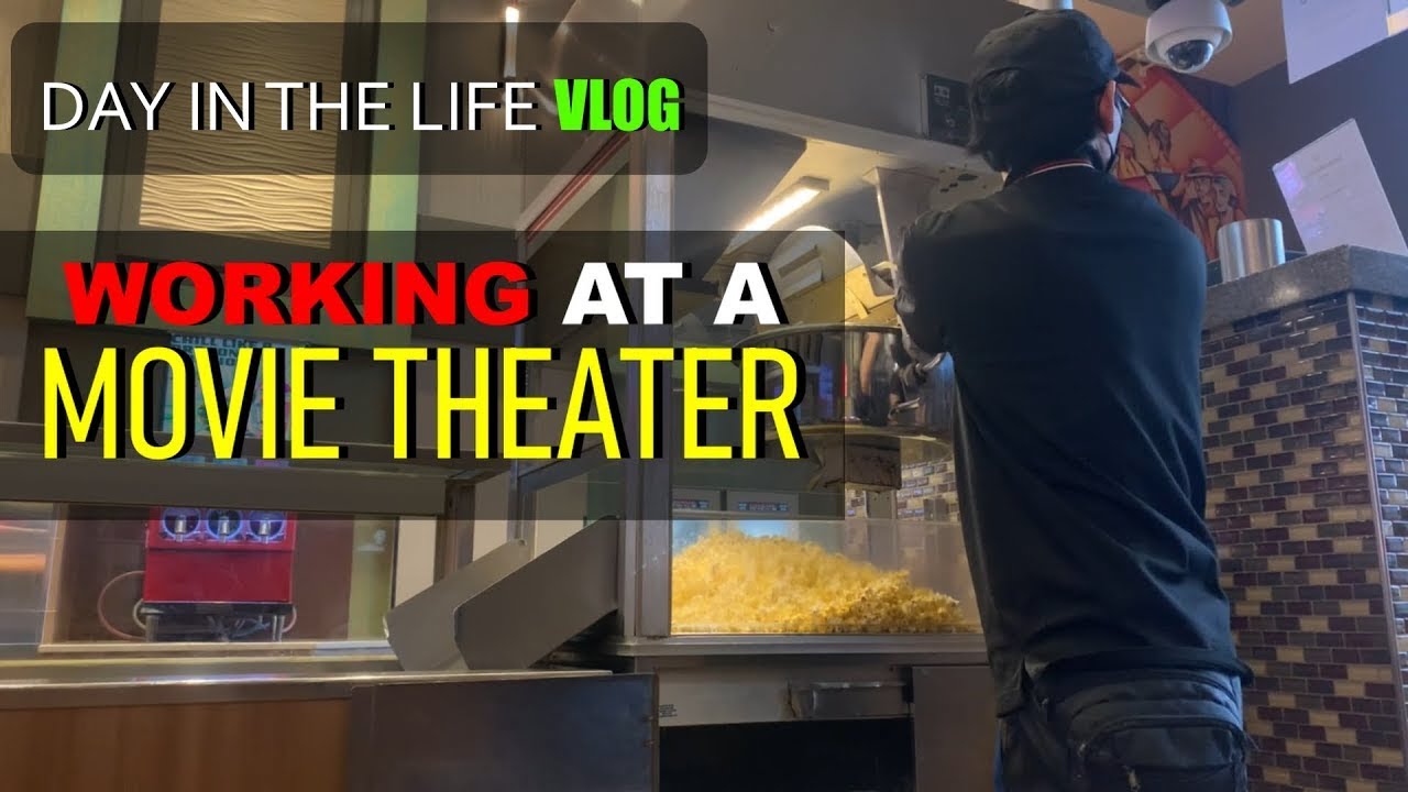 Working at a Movie Theater | Day in the Life Vlog (2024)