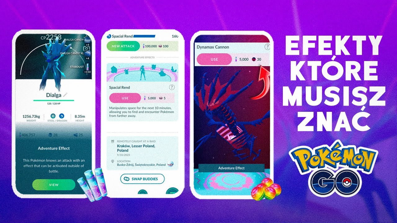 Wszystkie Adventure Effects w Pok&eacute;mon GO