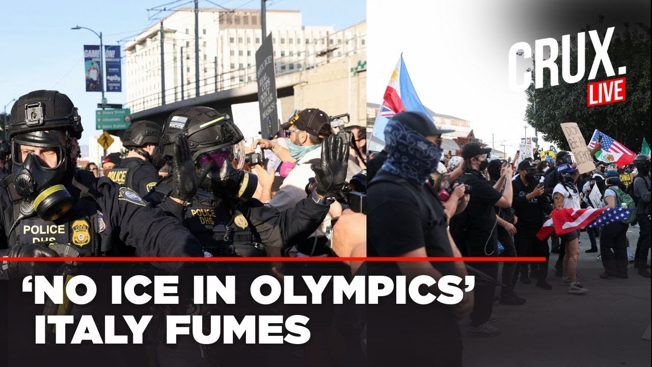 LIVE | Italy Protests ICE Deployment For Milan-Cortina 2026 Winter Olympics Security |US Immigration