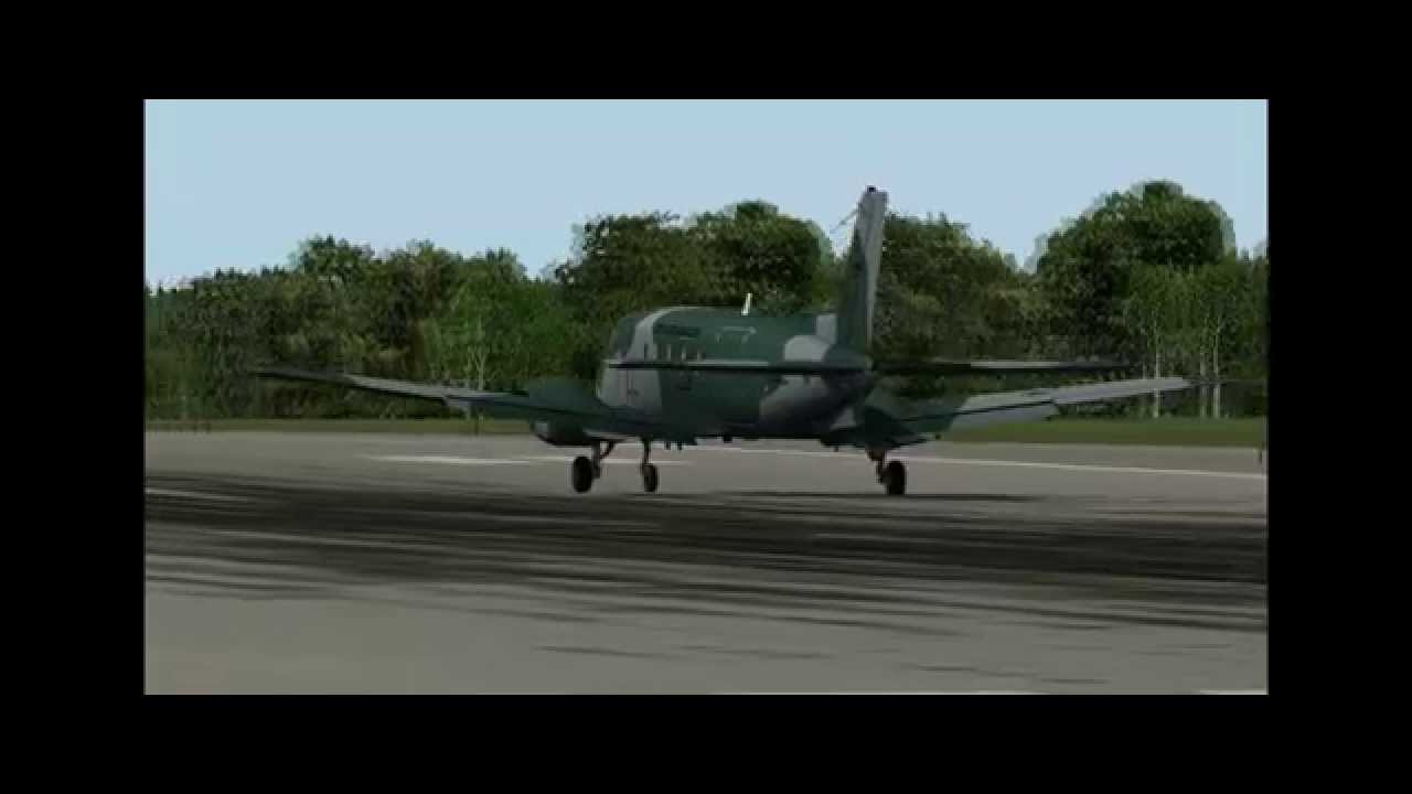 DreamFoil Creations - EMB110 Bandeirantes/Bandit - Landing