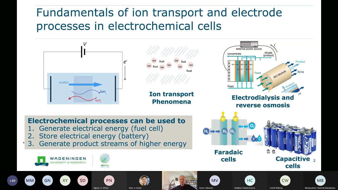&ldquo;Fundamentals of ion transport in electrochemical cells&rdquo; by Dr. Jouke Dykstra