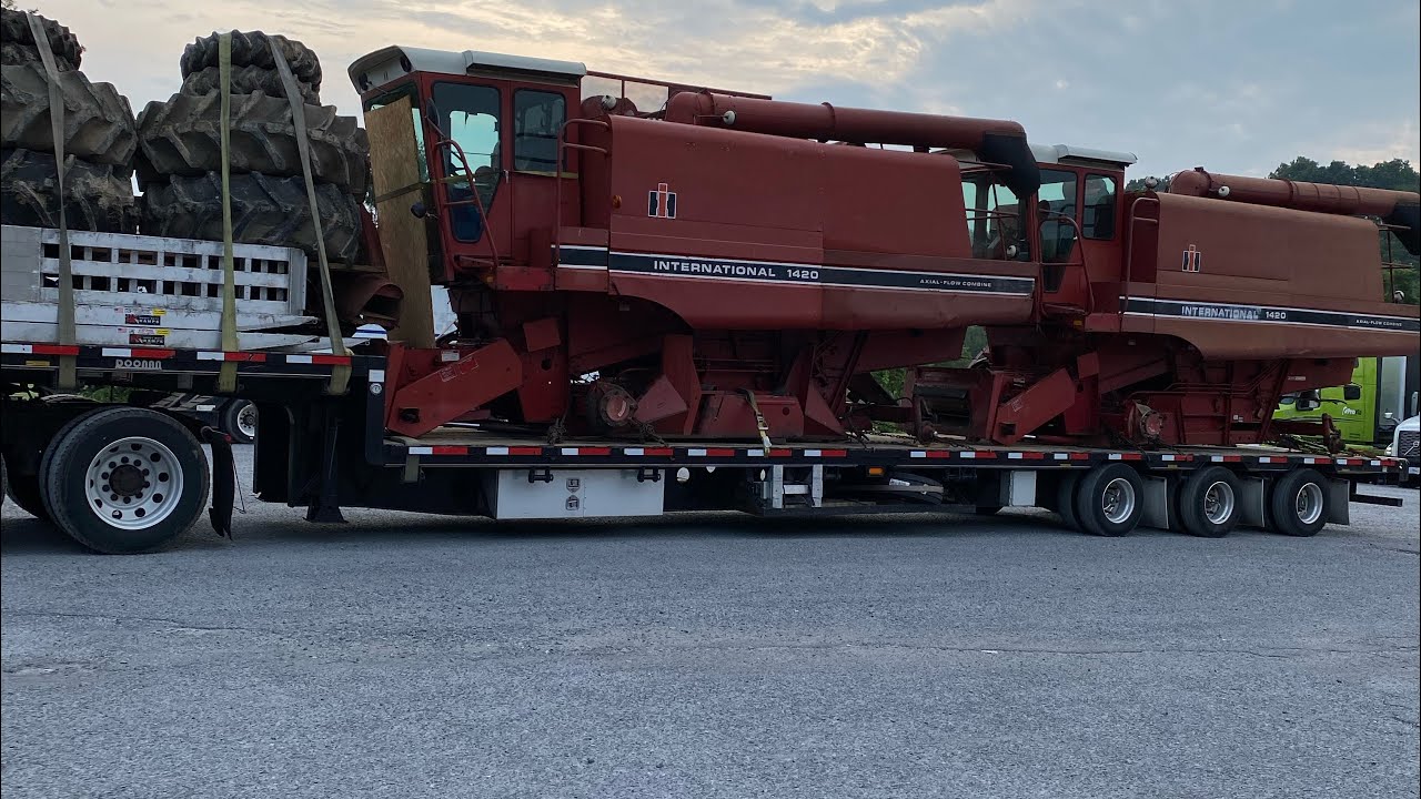 They come in 2’S international 1420 combines.