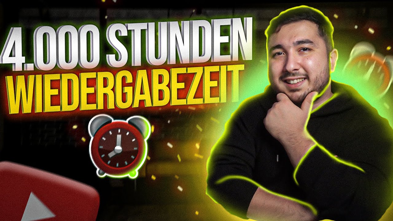 4000 STUNDEN WATCHTIME BEKOMMEN / MEHR WIEDERGABEZEIT auf YOUTUBE mit DIESEN TRICKS! [100% SCHNELL!]